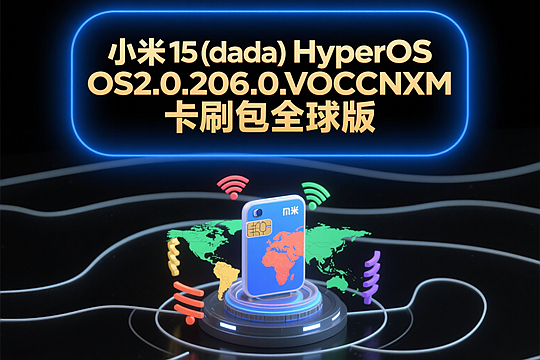小米 15 (dada) HyperOS OS2.0.206.0.VOCCNXM 卡刷包全球版