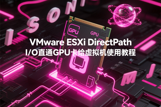 VMware ESXi DirectPath I/O 直通GPU卡给虚拟机使用教程