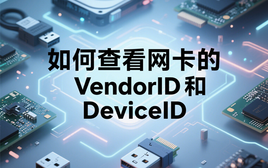 如何查看设备的 VendorID 和 DeviceID教程