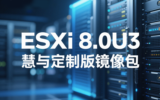 ESXi 8.0U3 HPE（慧与）定制版 iso镜像包下载