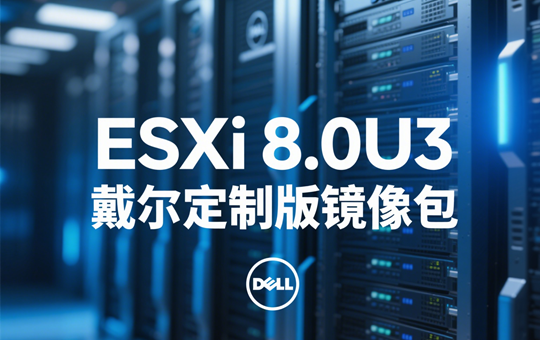 ESXi 8.0U3 DELL（戴尔）定制版 iso镜像包下载