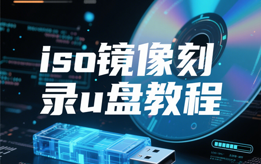 iso镜像刻录u盘教程