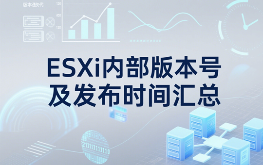 VMware ESXi 版本及内部版本号还有发布日期的历史记录
