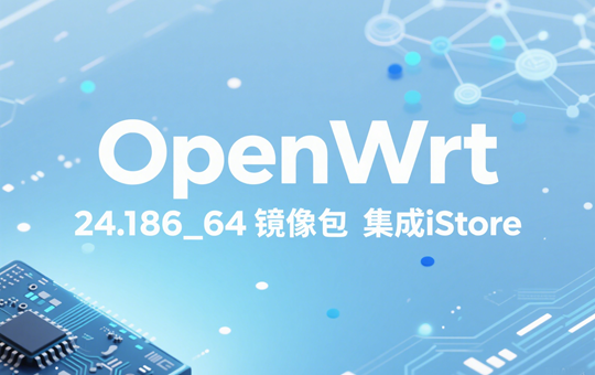 OpenWrt 24.10 x86_64 iso镜像下载（集成iStore） 
