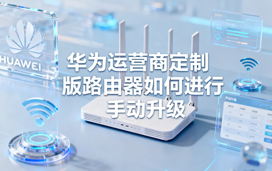 华为运营商定制版路由器如何进行手动升级