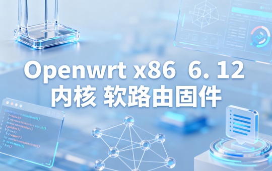 Openwrt x86 6.12内核 软路由固件