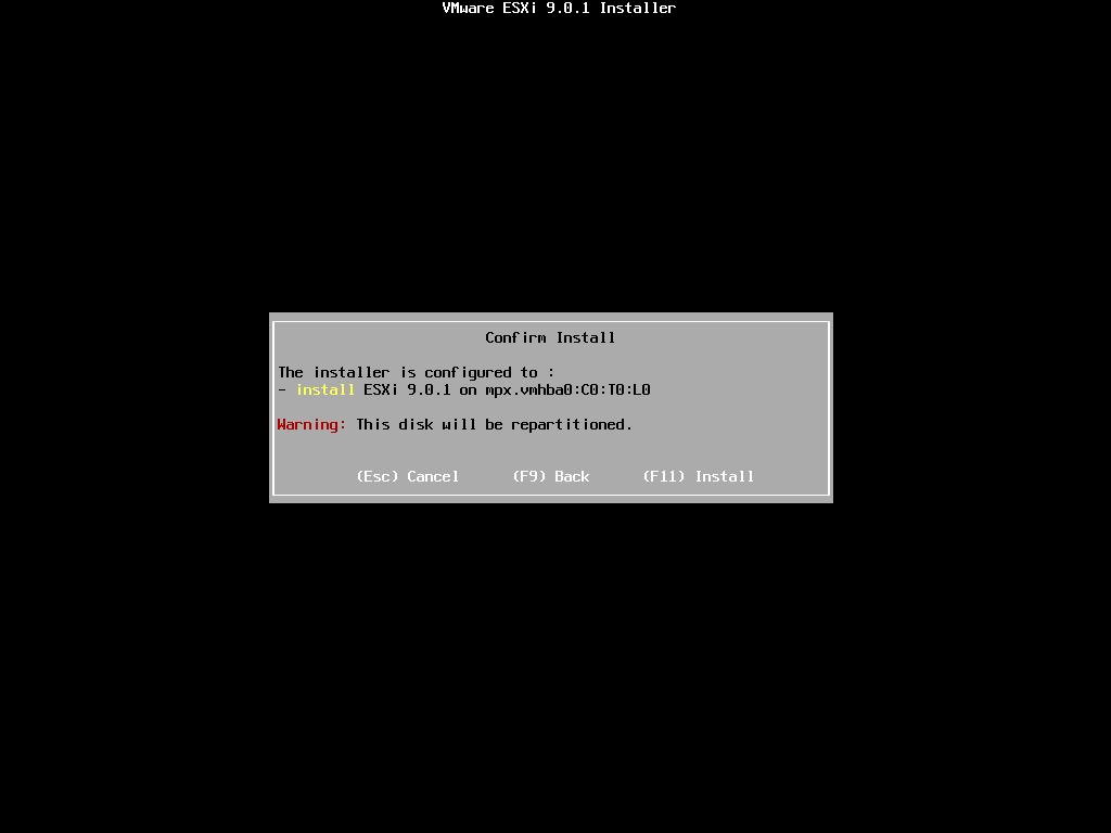 VMware ESXi 9.0.1.0中文版集成网卡驱动和NVMe驱动&macOS Unlocker镜像下载截图1