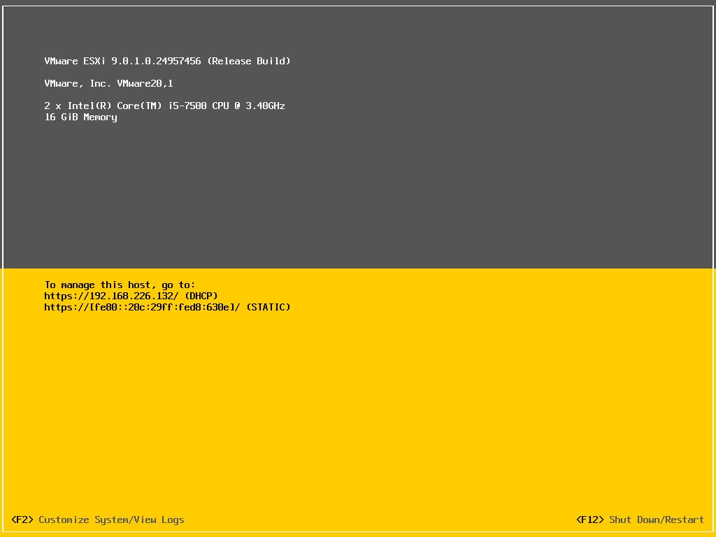 VMware ESXi 9.0.1.0中文版集成网卡驱动和NVMe驱动&macOS Unlocker镜像下载截图1