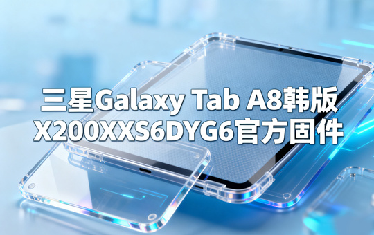 三星Galaxy Tab A8韩版X200XXS6DYG6官方四件套固件下载