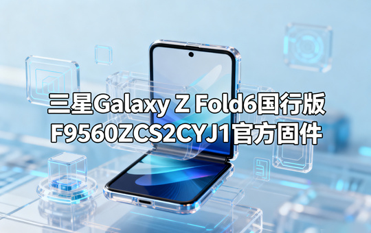 三星Galaxy Z Fold6国行版F9560ZCS2CYJ1官方五件套固件下载