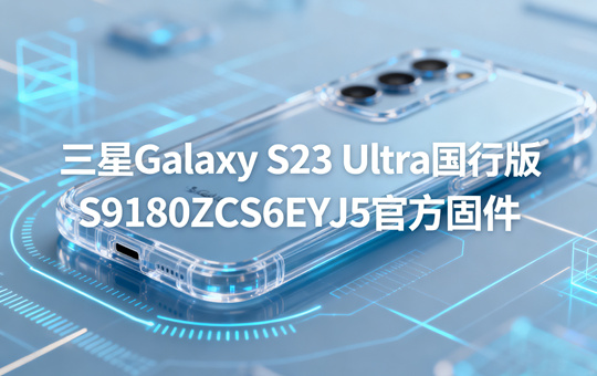 三星Galaxy S23 Ultra国行版S9180ZCS6EYJ5官方五件套固件下载