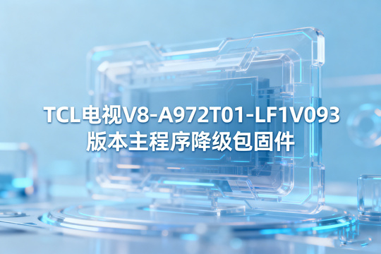 TCL电视V8-A972T01-LF1V093版本主程序降级包固件下载