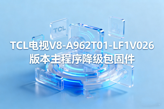 TCL电视V8-A962T01-LF1V026版本主程序降级包固件下载