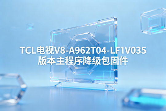 TCL电视V8-A962T04-LF1V035版本主程序降级包固件下载