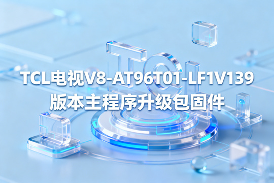 TCL电视V8-AT96T01-LF1V139版本主程序升级包固件下载