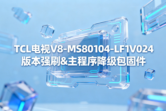 TCL电视V8-MS80104-LF1V024版本强刷&主程序降级包固件下载
