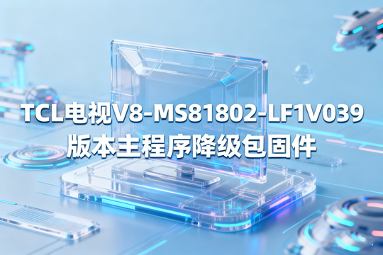 TCL电视V8-MS81802-LF1V039版本主程序降级包固件下载