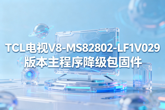 TCL电视V8-MS82802-LF1V029版本主程序降级包固件下载