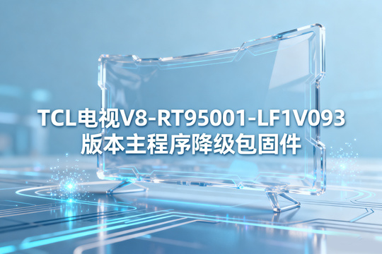 TCL电视V8-RT95001-LF1V093版本主程序降级包固件