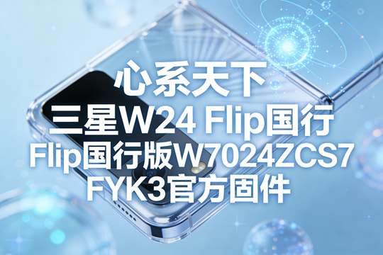 心系天下 三星W24 Flip国行版W7024ZCS7FYK3官方五件套固件下载