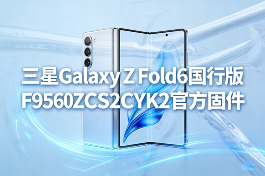 三星Galaxy Z Fold6国行版F9560ZCS2CYK2官方五件套固件下载