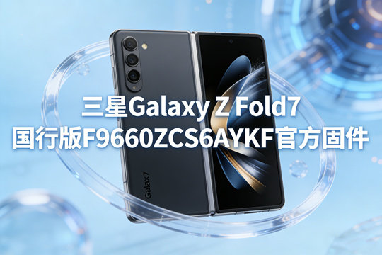 三星Galaxy Z Fold7国行版F9660ZCS6AYKF官方五件套固件下载