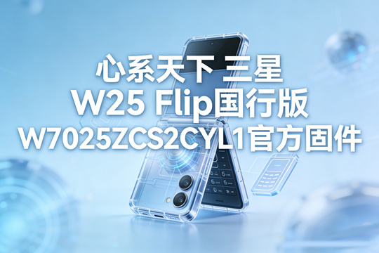 心系天下 三星 W25 Flip国行版W7025ZCS2CYL1官方五件套固件下载