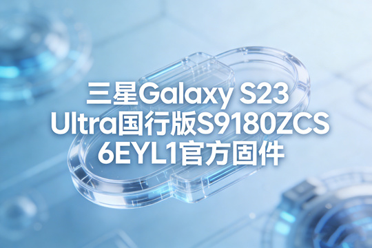 三星Galaxy S23 Ultra国行版S9180ZCS6EYL1官方五件套固件下载
