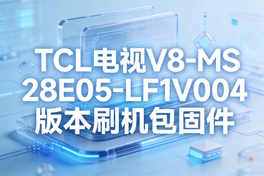 TCL电视V8-MS28E05-LF1V004版本刷机包固件下载