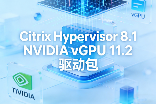 NVIDIA vGPU 11.2 for Citrix Hypervisor 8.1 下载|完整 vGPU 驱动套件(含虚拟机驱动)