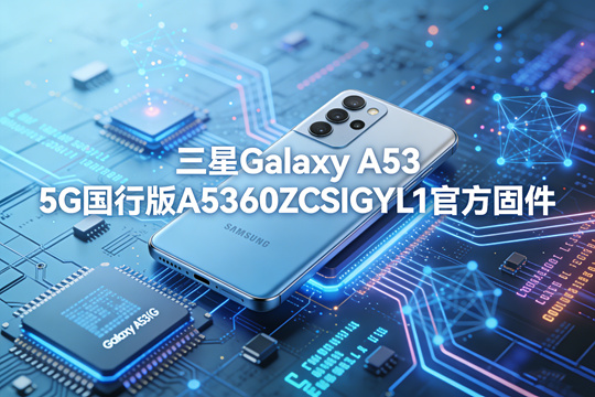 三星Galaxy A53 5G国行版A5360ZCSIGYL1官方五件套固件下载