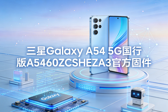 三星Galaxy A54 5G国行版A5460ZCSHEZA3官方五件套固件下载