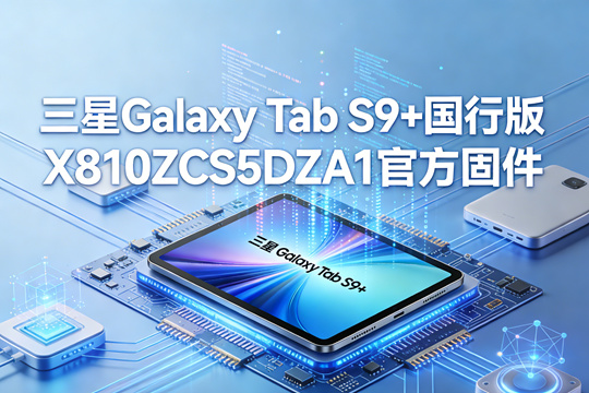 三星Galaxy Tab S9+国行版X810ZCS5DZA1官方四件套固件下载