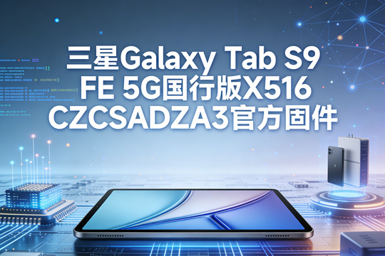 三星Galaxy Tab S9 FE 5G国行版X516CZCSADZA3官方五件套固件下载