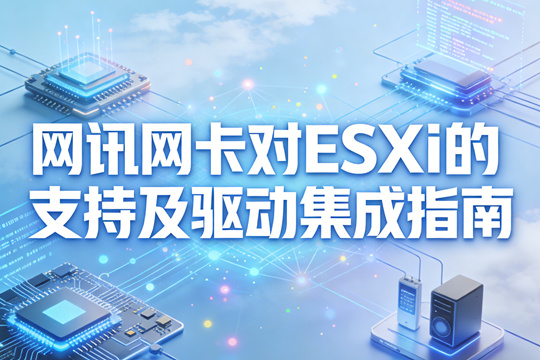 网讯网卡对ESXi的支持及驱动集成指南
