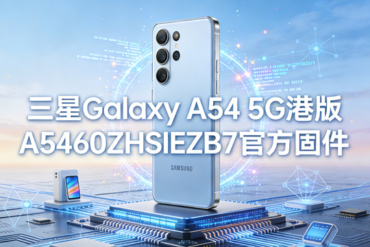 三星Galaxy A54 5G港版A5460ZHSIEZB7官方五件套固件下载