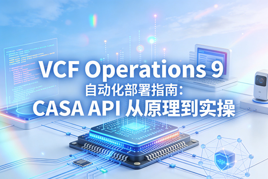 VCF Operations 9 自动化部署指南：CASA API 从原理到实操