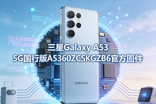 三星Galaxy A53 5G国行版A5360ZCSKGZB6官方五件套固件下载