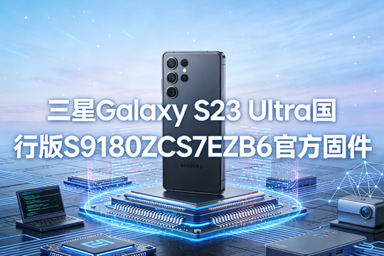 三星Galaxy S23 Ultra国行版S9180ZCS7EZB6官方五件套固件下载