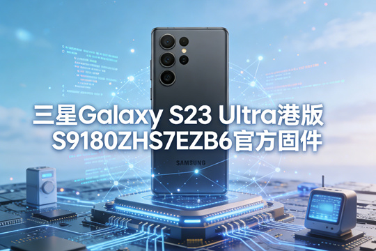 三星Galaxy S23 Ultra港版S9180ZHS7EZB6官方五件套固件下载