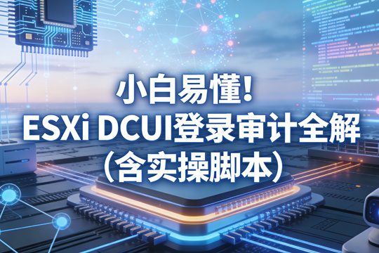 小白易懂！ESXi DCUI 登录审计全解（含实操脚本）