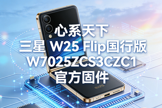 心系天下 三星 W25 Flip国行版W7025ZCS3CZC1官方五件套固件下载