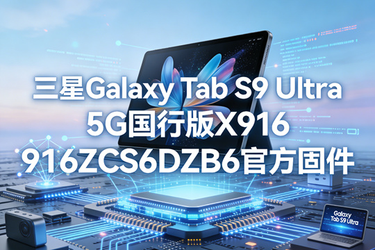 三星Galaxy Tab S9 Ultra 5G国行版X916CZCS6DZB6官方五件套固件下载