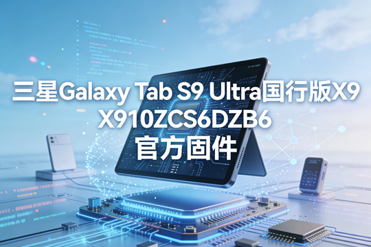 三星Galaxy Tab S9 Ultra国行版X910ZCS6DZB6官方四件套固件下载