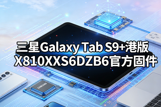 三星Galaxy Tab S9+港版X810XXS6DZB6官方四件套固件下载