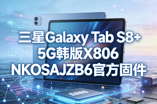 三星Galaxy Tab S8+ 5G韩版X806NKOSAJZB6官方五件套固件下载