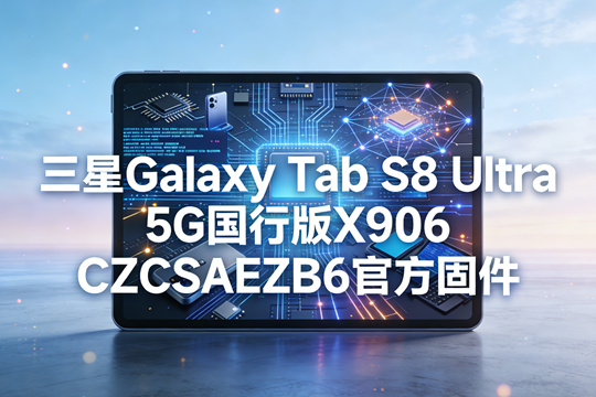 三星Galaxy Tab S8 Ultra 5G国行版X906CZCSAEZB6官方五件套固件下载