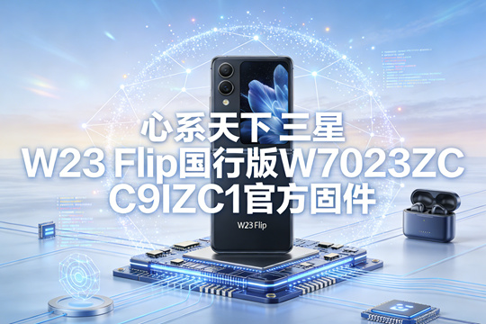 心系天下 三星 W23 Flip国行版W7023ZCS9IZC1官方五件套固件下载