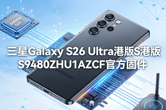 三星Galaxy S26 Ultra港版S9480ZHU1AZCF官方五件套固件下载
