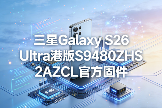 三星Galaxy S26 Ultra港版S9480ZHS2AZCL官方五件套固件下载